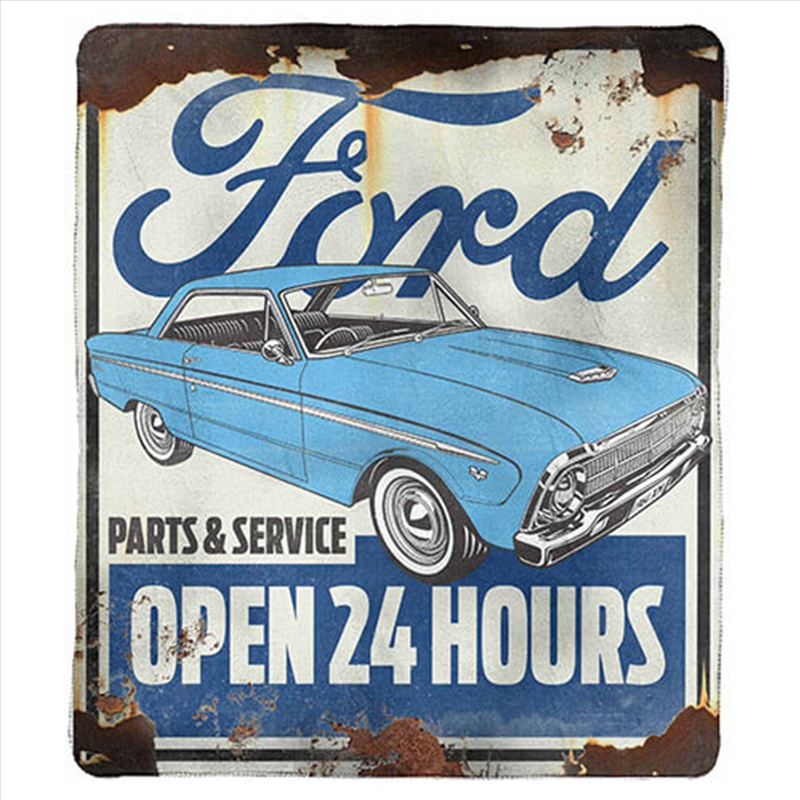 Ford Blue Rug Buy Ford Heritage Throw Rug, | Sanity