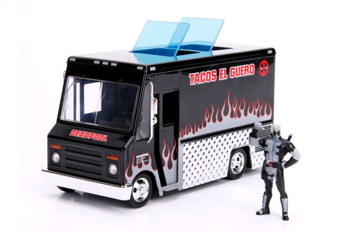 Deadpool - Food Truck (Black) 1:24 Hollywood Ride/Product Detail/Replicas