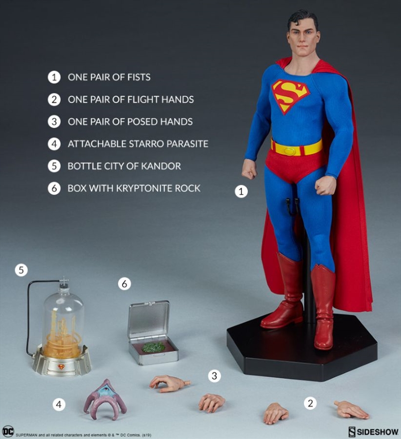 Superman - Superman 1:6 Scale 12" Action Figure/Product Detail/Figurines