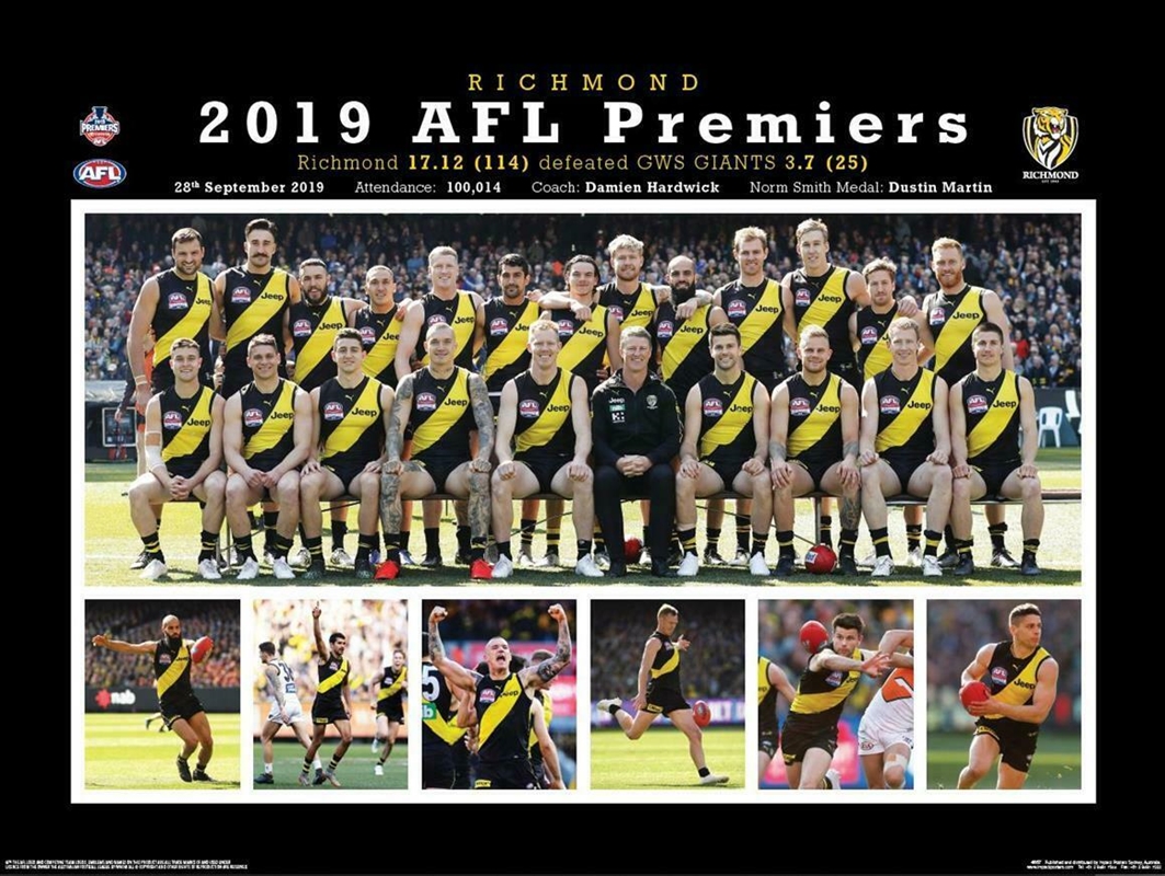 AFL 2019 Collectors Team Shot - Richmond/Product Detail/Posters & Prints