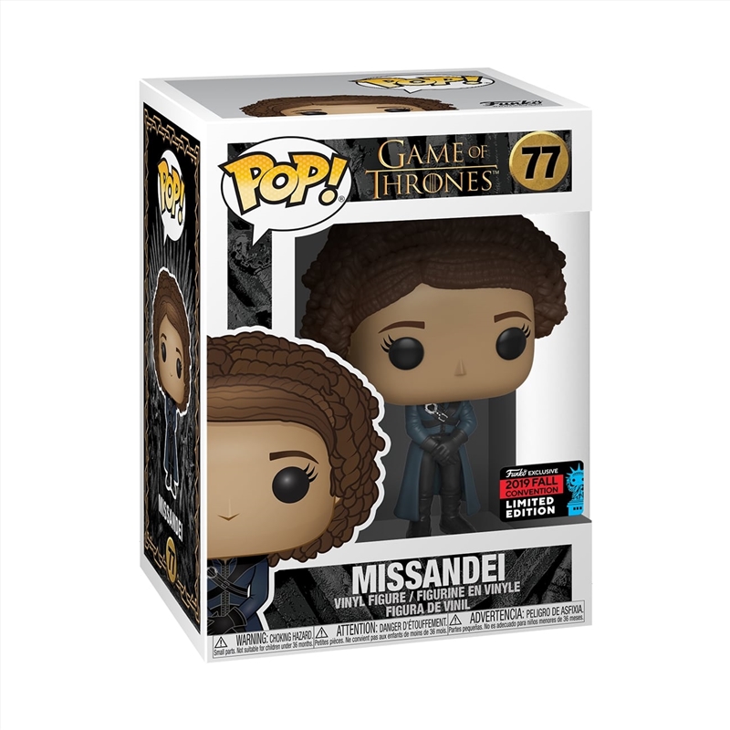 Game of Thrones - Missandei Pop! NYCC19 RS/Product Detail/TV