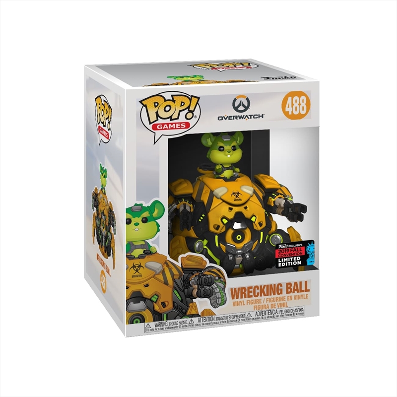Overwatch - Toxic Wrecking Ball 6" Pop! NYCC19 RS/Product Detail/Large Pop Vinyl