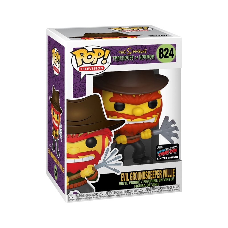 Simpsons - Groundskeeper Willie Pop! NYCC19 RS/Product Detail/TV