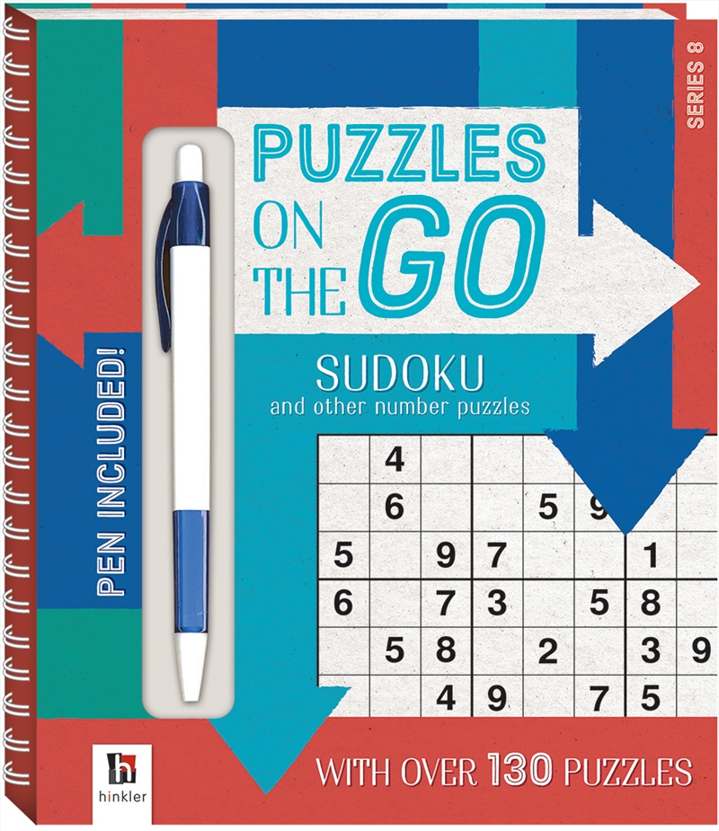 Puzzles on the Go: Sudoku and Other Number Puzzles Series 8 | Paperback Book