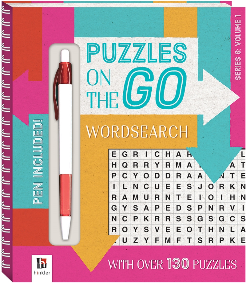 Puzzles on the Go: Wordsearch Series 8 Volume 1 | Paperback Book