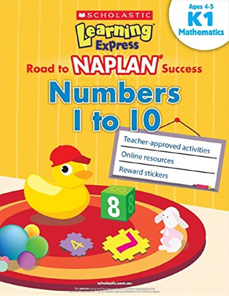 Learning Express NAPLAN: Numbers 1 to 10 K1/Product Detail/Childrens