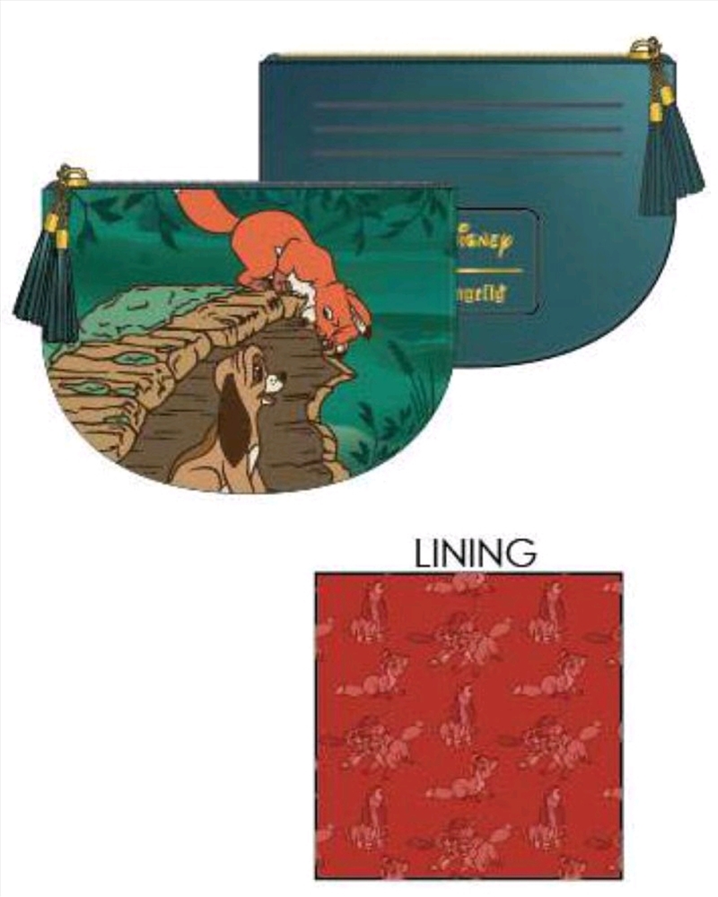Loungefly - Fox and the Hound - Peekaboo Log Card Holder/Product Detail/Wallets
