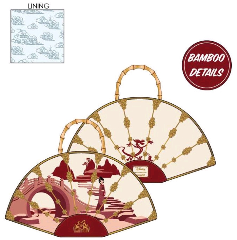 Loungefly - Mulan - Bamboo Fan Handbag/Product Detail/Bags