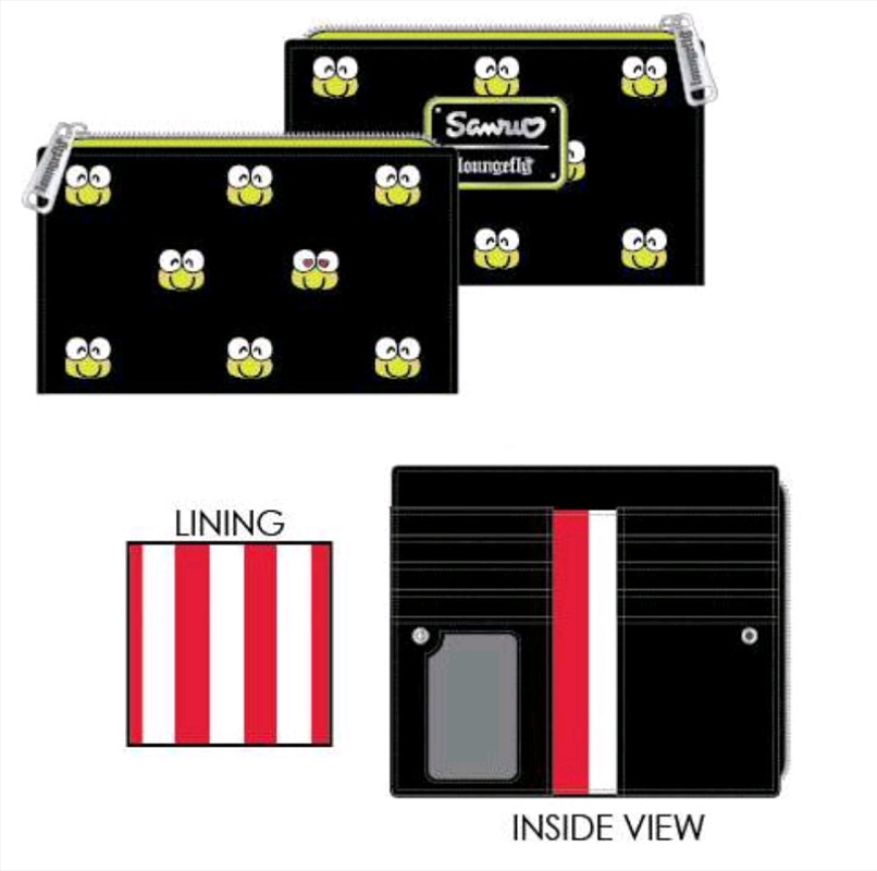 Loungefly - Hello Kitty - Keroppi Embroidered Purse/Product Detail/Wallets
