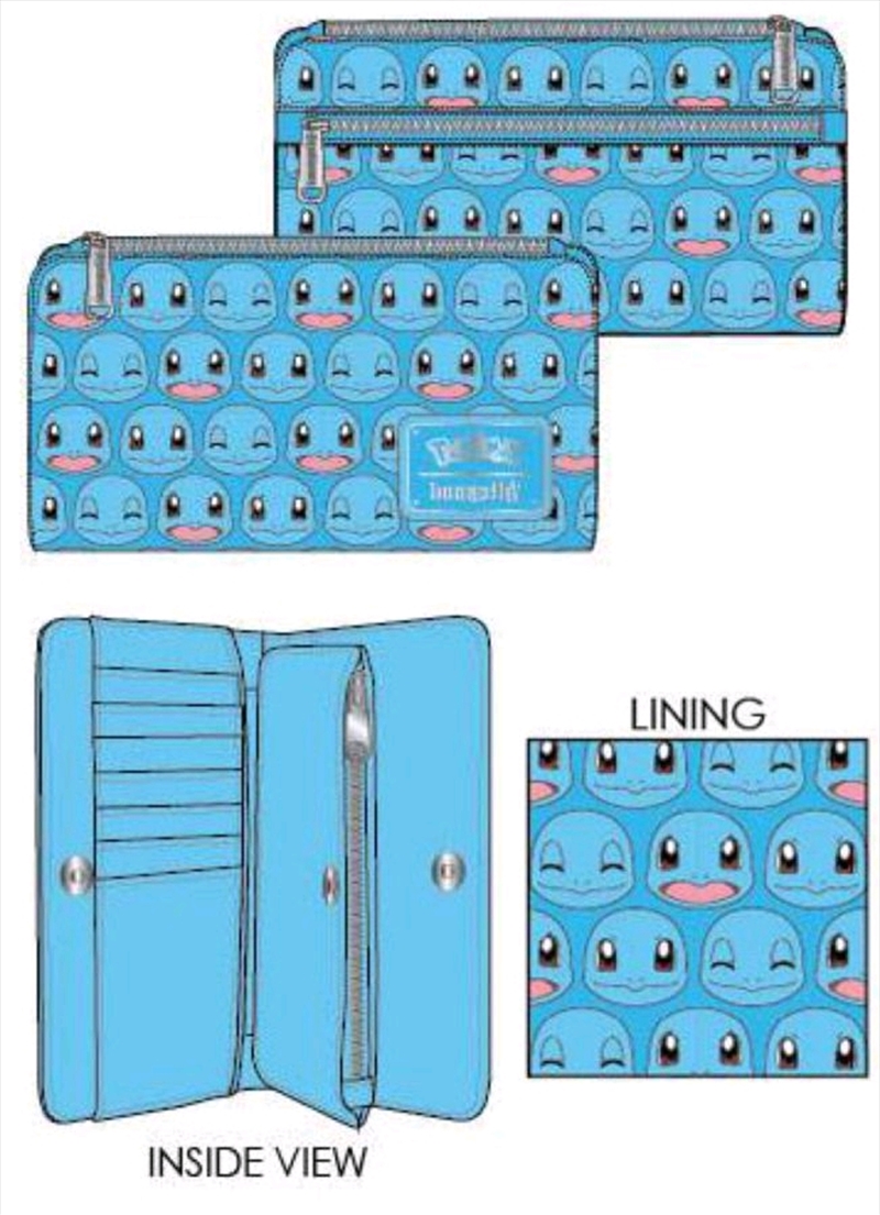 Loungefly - Pokemon - Squirtle Faces Purse/Product Detail/Wallets
