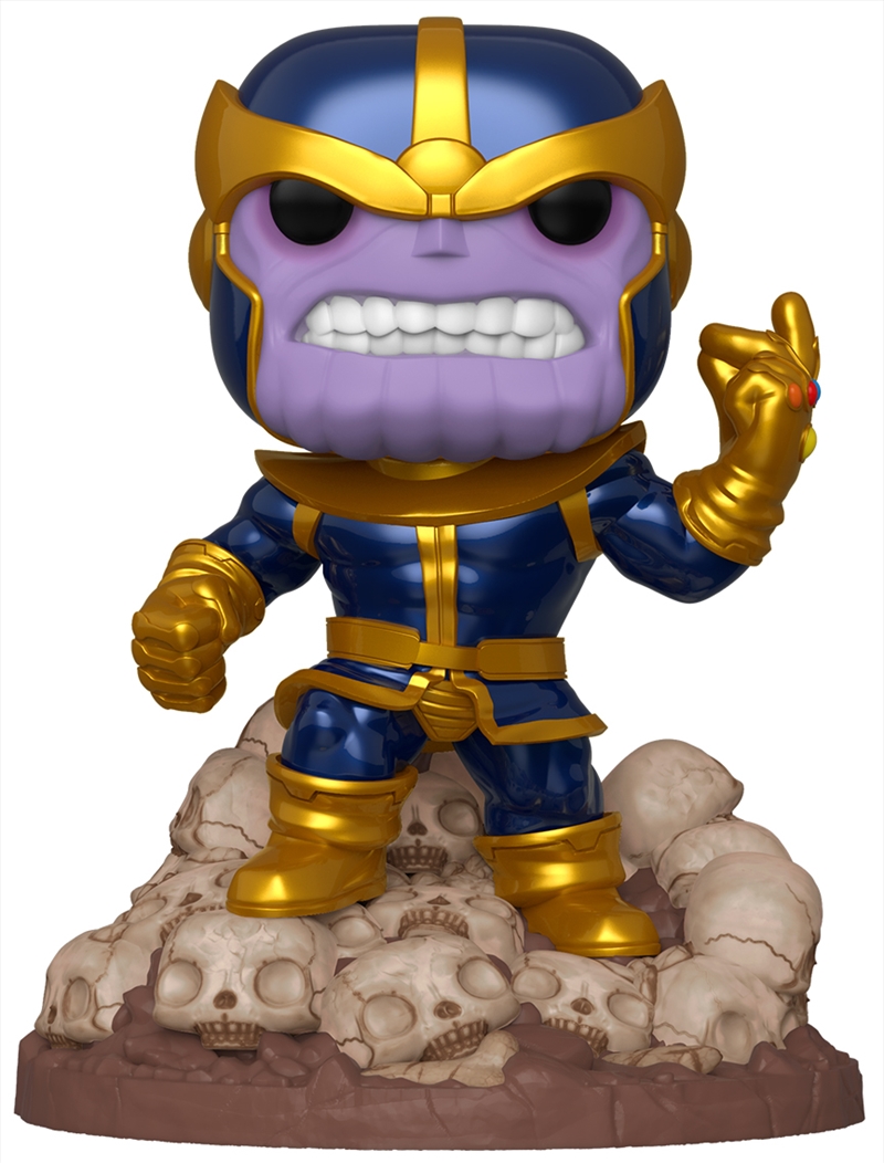 Marvel - Thanos Infinity Saga Metallic 80th Anniversary US Exclusive 6" Pop! Deluxe/Product Detail/Movies
