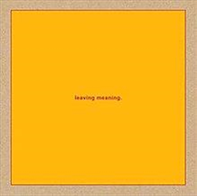 Leaving Meaning/Product Detail/Alternative