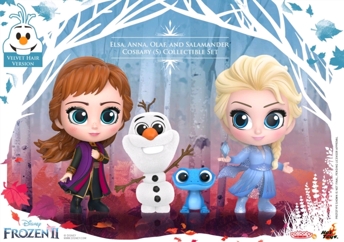 Frozen II - Elsa, Anna, Olaf & Salamander Cosbaby Set/Product Detail/Figurines