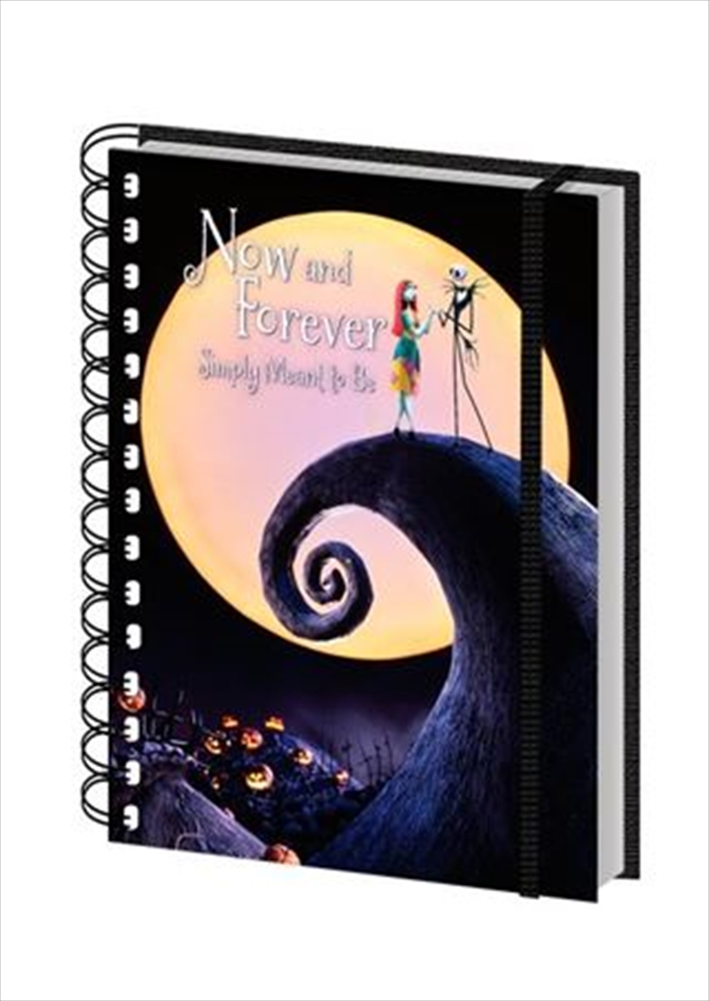 Nightmare Before Christmas - Now And Forever A5 Spiral Notebook | Merchandise