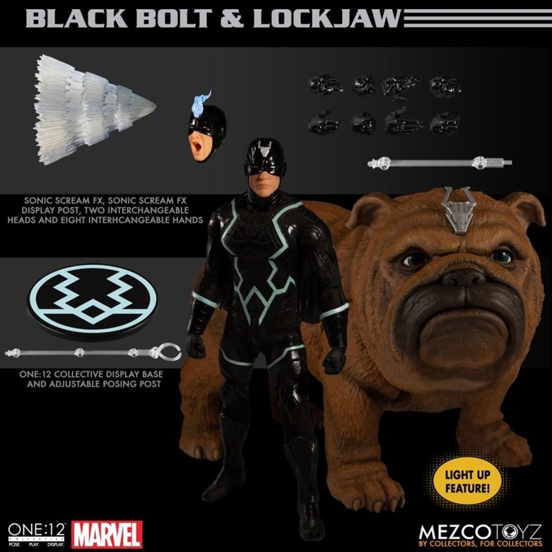 Marvel - Black Bolt & Lockjaw One:12 Collective Action Figures/Product Detail/Figurines