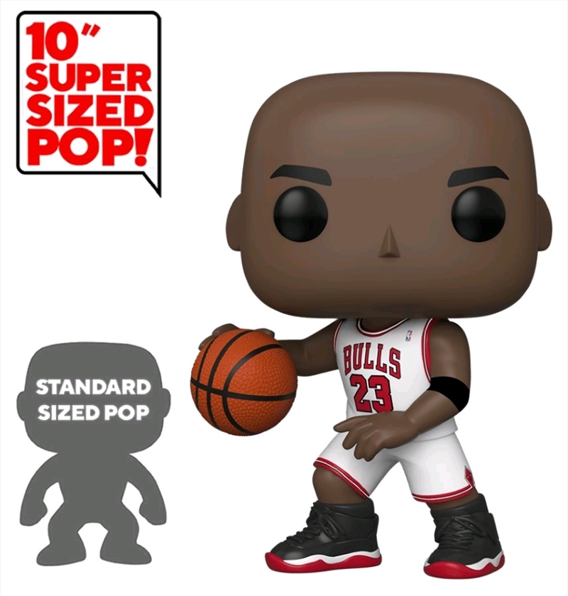 NBA: Bulls - Michael Jordan White Jersey US Exclusive 10" Pop! Vinyl [RS]/Product Detail/Sport