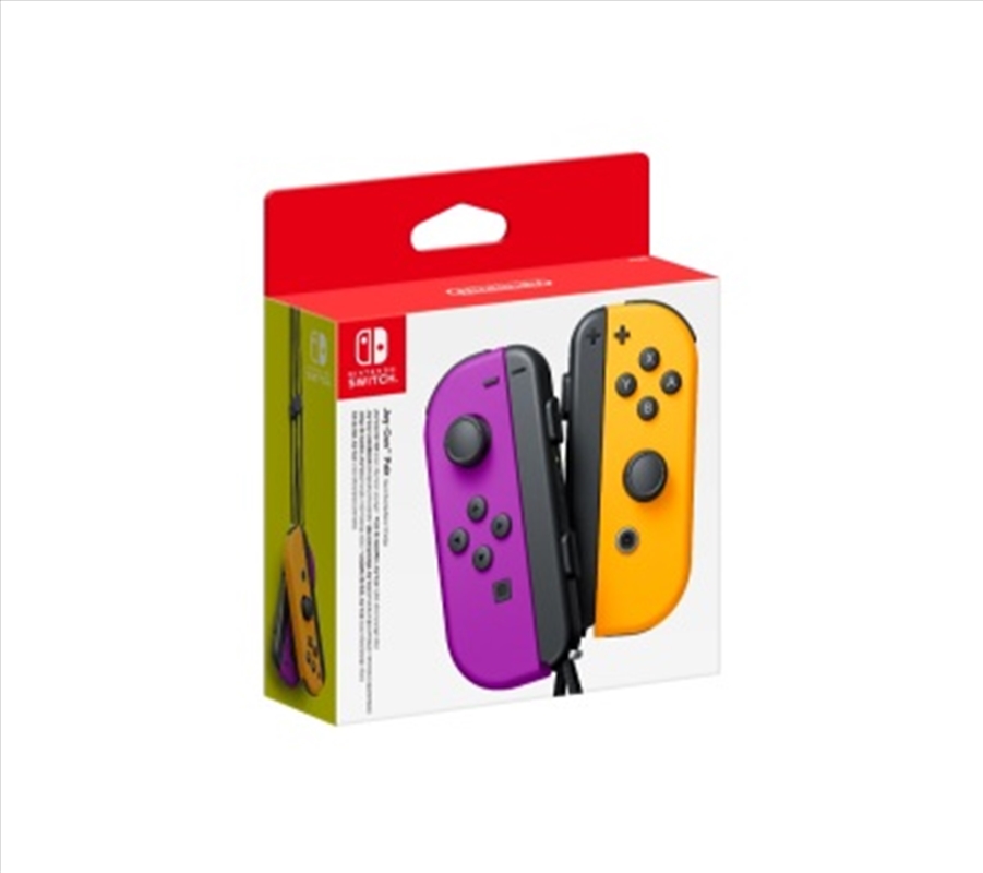 Nintendo Switch Joy Con Neon Purple and Neon Orange Pair Controller/Product Detail/Consoles & Accessories