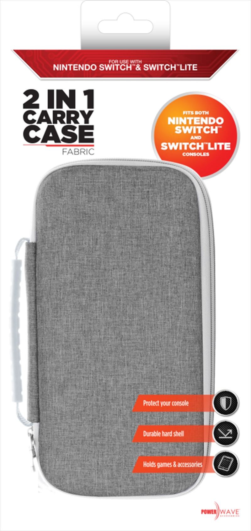 Powerwave Switch 2 in 1 Case Fabric/Product Detail/Consoles & Accessories
