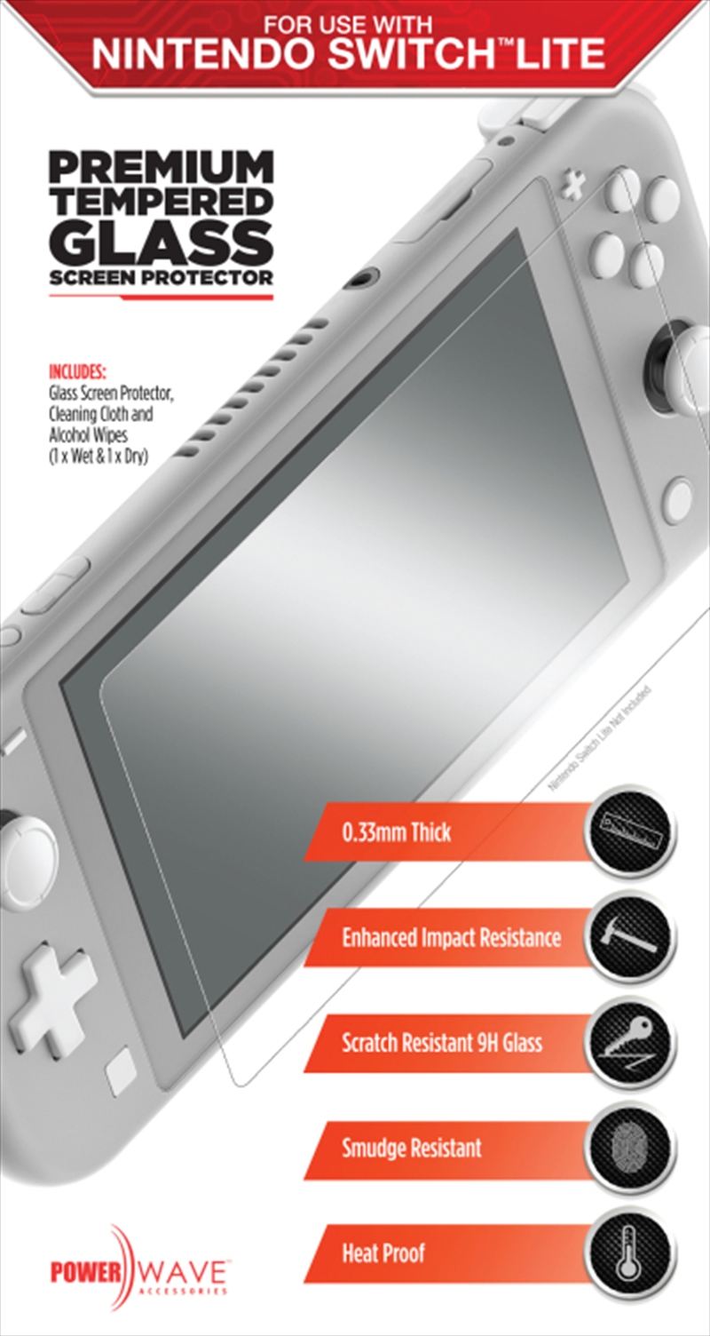 Powerwave Premium Tempered Glass Screen Protector for Nintendo Switch Lite/Product Detail/Consoles & Accessories