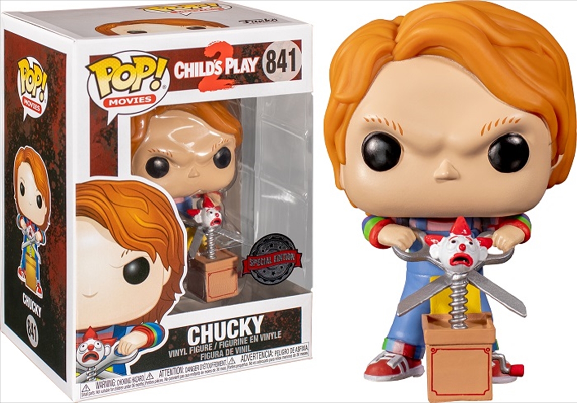Child's Play 2 - Chucky with Buddy & Scissors US Exclusive Pop! Vinyl [RS]/Product Detail/Movies