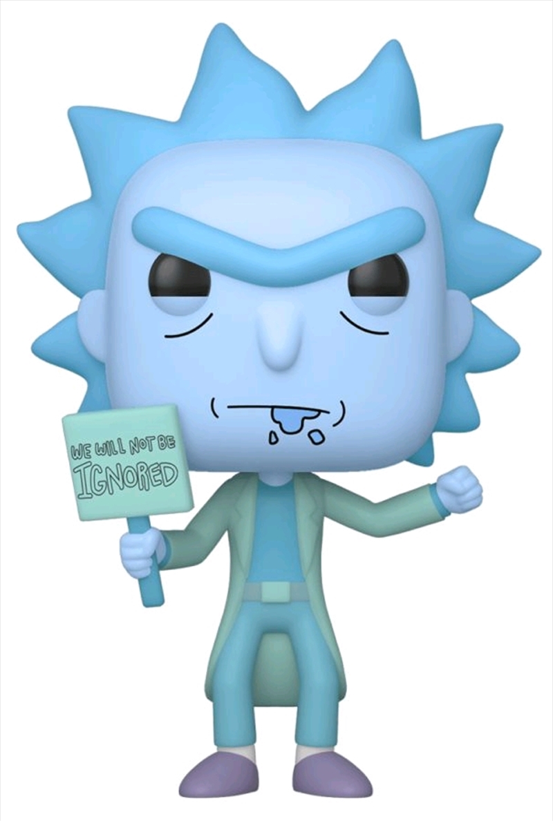 Rick and Morty - Hologram Rick (Ignored) US Exclusive Pop! Vinyl [RS]/Product Detail/TV