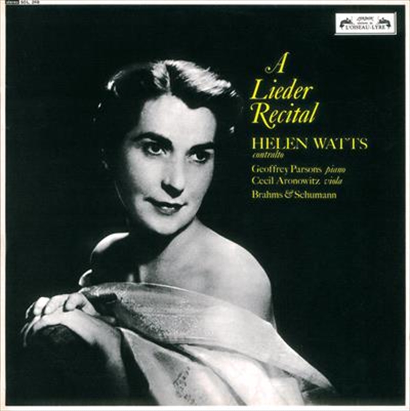Helen Watts - Lieder Recital/Product Detail/Classical