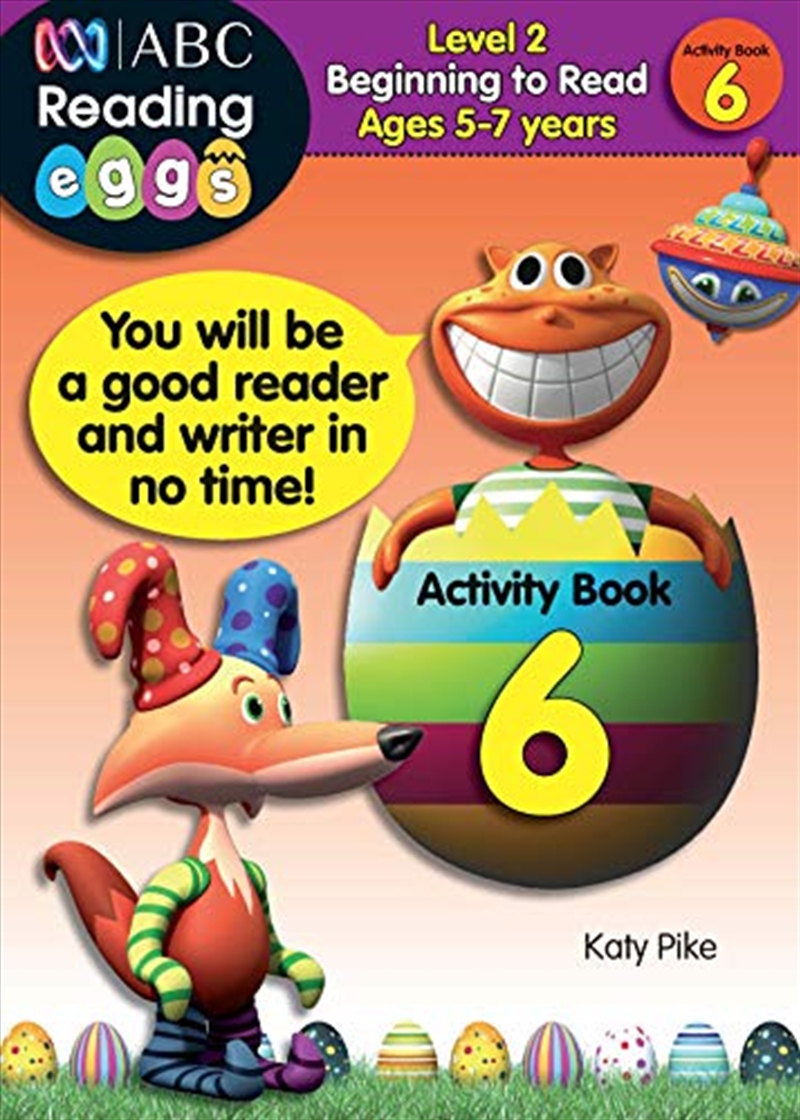ABC Reading Eggs Level 2 Beginning to Read Activity Book 6 Ages 5-7/Product Detail/Reading