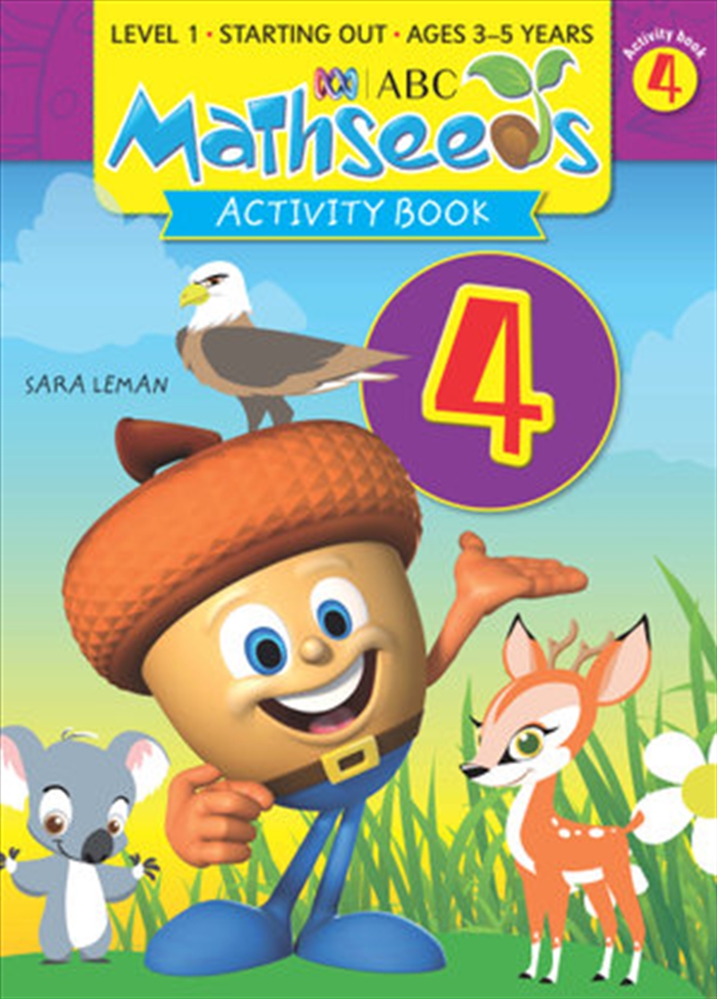ABC Mathseeds Activity Book 4 Level 1 Ages 3-5/Product Detail/Reading