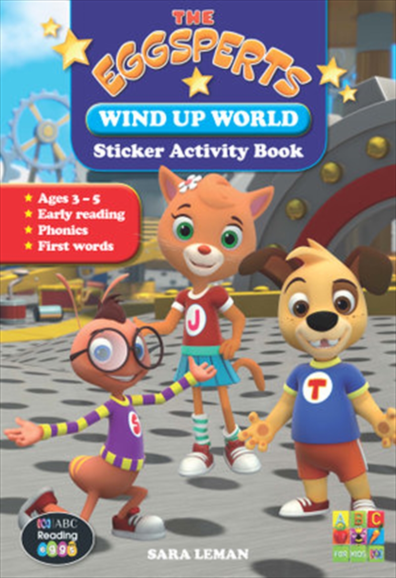 The Eggsperts Sticker Activity Book - Wind Up World Ages 3-7/Product Detail/Stickers