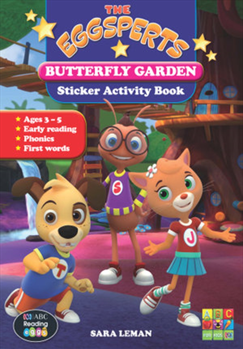 The Eggsperts Sticker Activity Book - Butterfly Garden Ages 3-7/Product Detail/Stickers