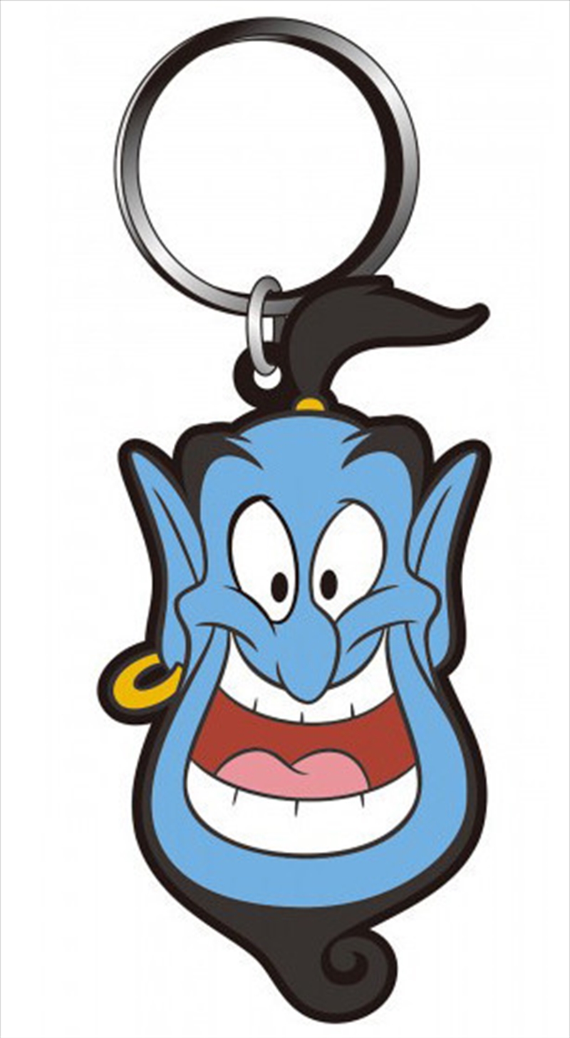 Keyring Soft Touch Aladdin Genie Head/Product Detail/Keyrings