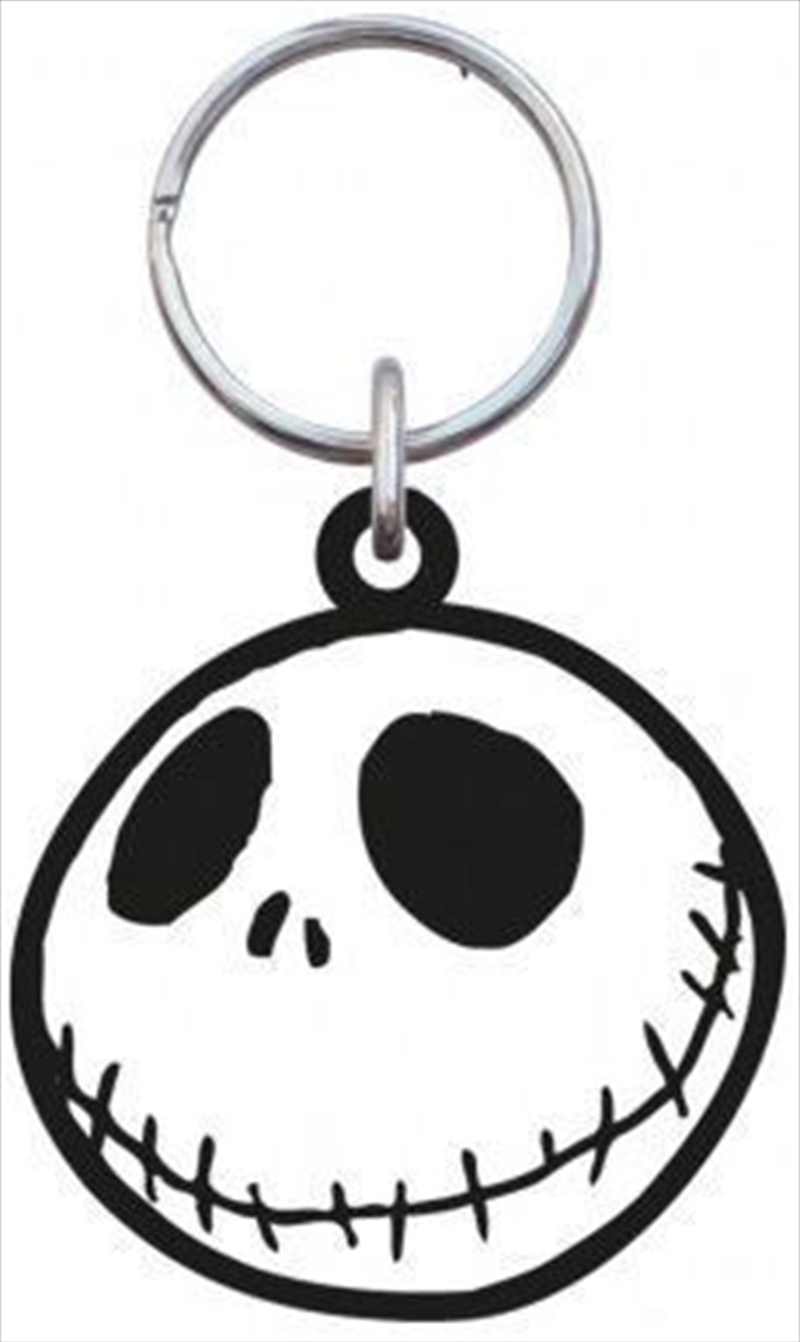 Keyring Soft Touch A Nightmare Before Christmas Jack Skellington Head Smiles/Product Detail/Keyrings