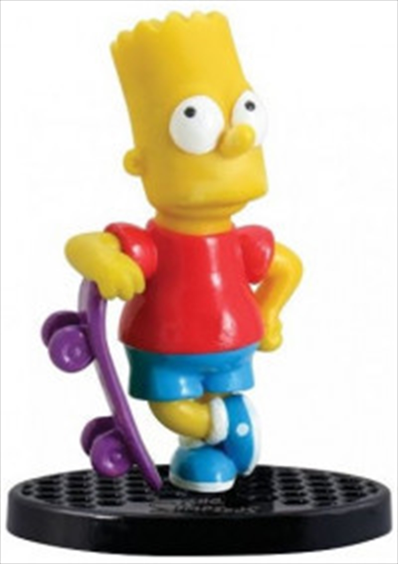 Bart Simpson The Simpsons with Skateboard 2.75 Inch PVC Figurine