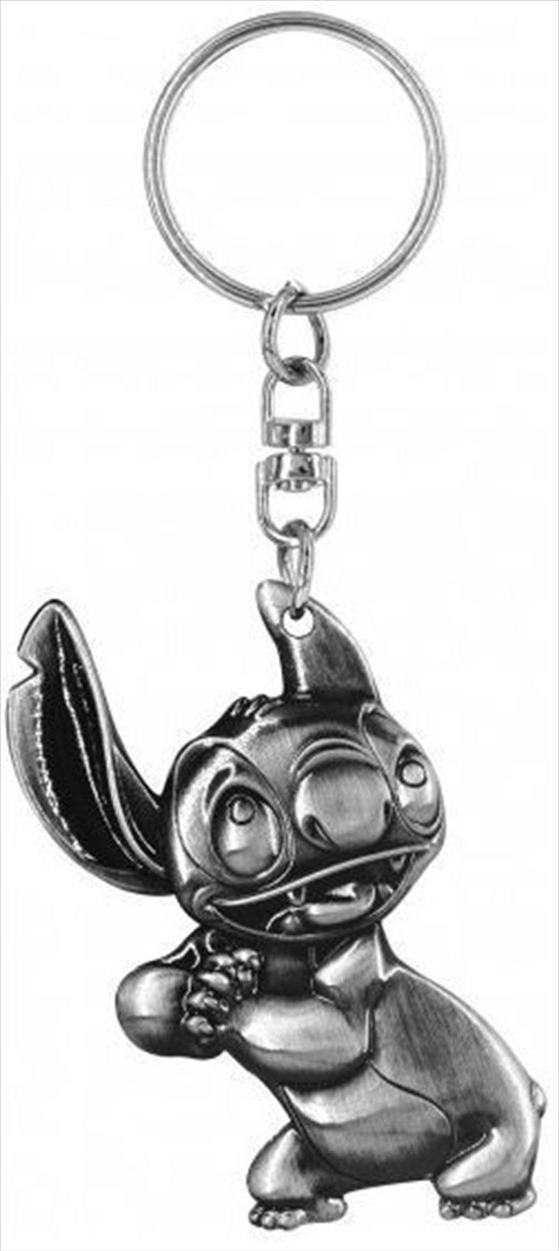 Keyring Pewter Lilo and Stitch - Stitch/Product Detail/Keyrings