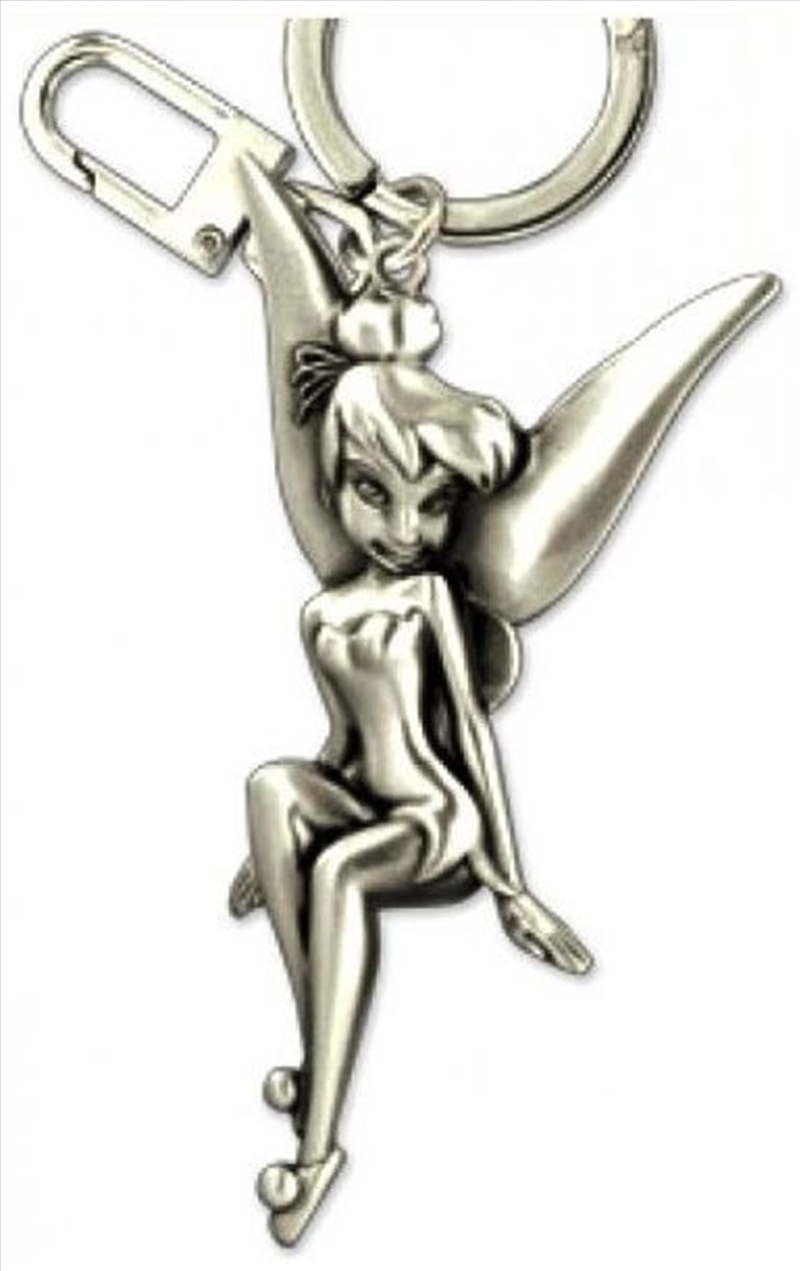 Keyring Pewter Disney Princess Peter Pan Tinkerbell Sitting/Product Detail/Keyrings