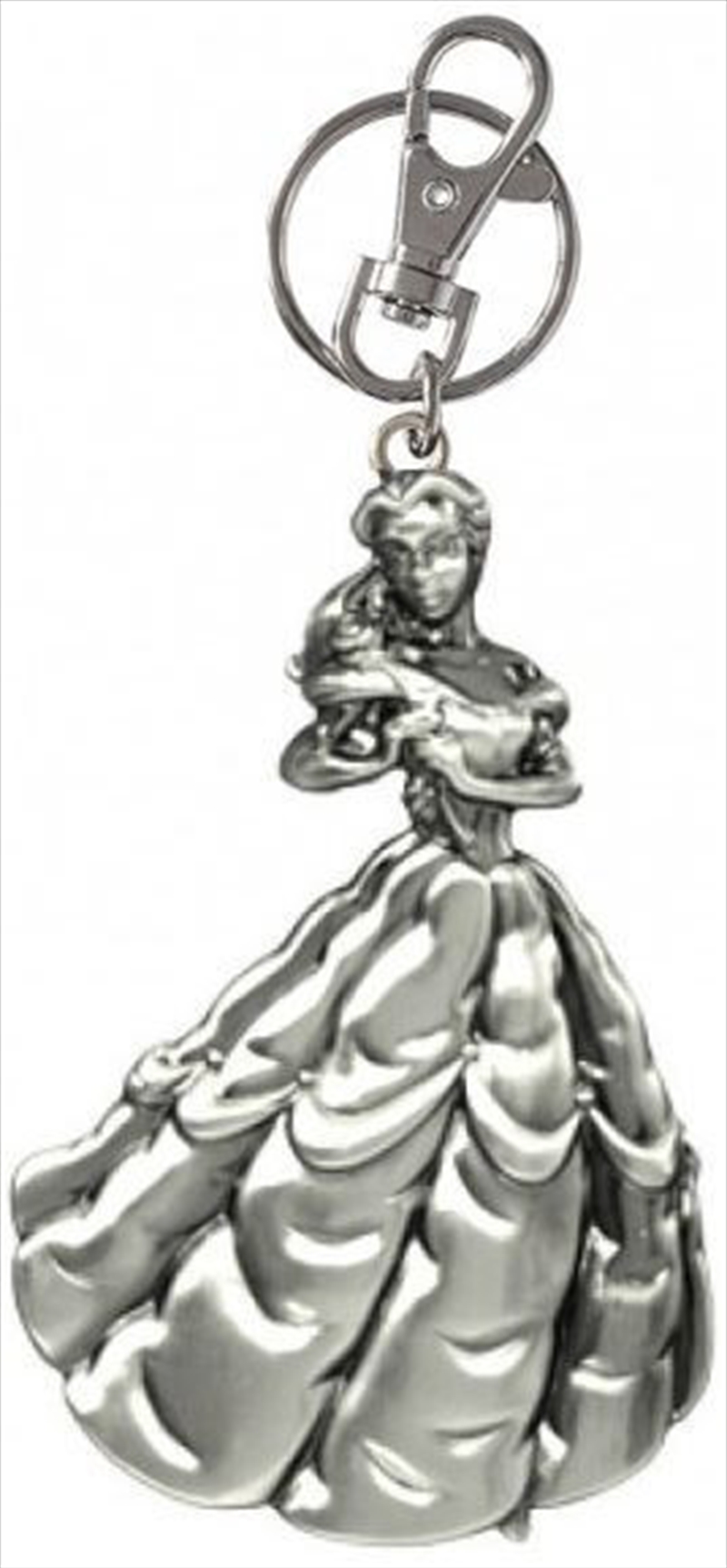 Keyring Pewter Disney Princess Beauty and the Beast Belle | Accessories