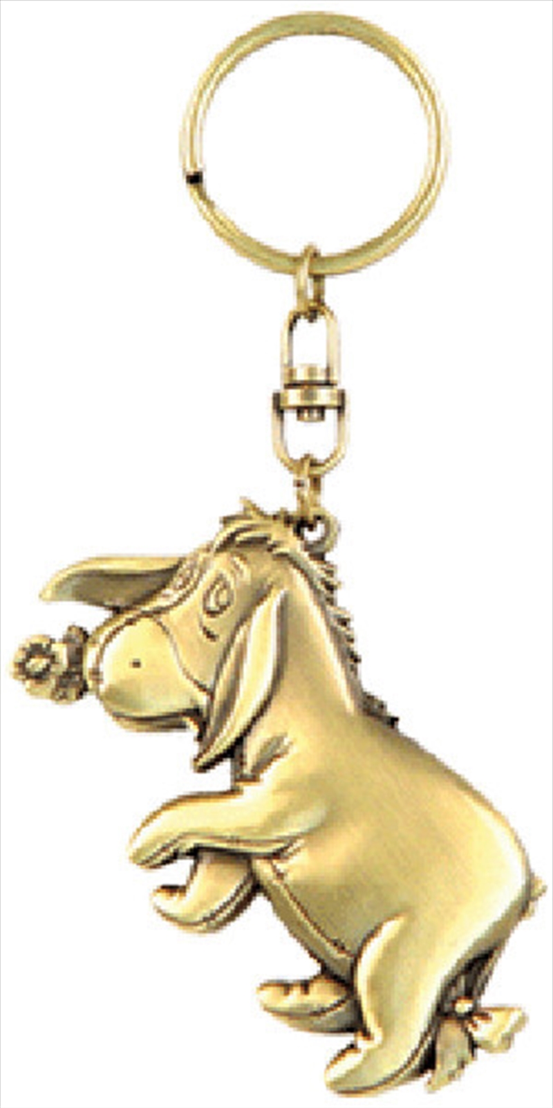 Keyring Brass Winnie the Pooh Eeyore/Product Detail/Keyrings