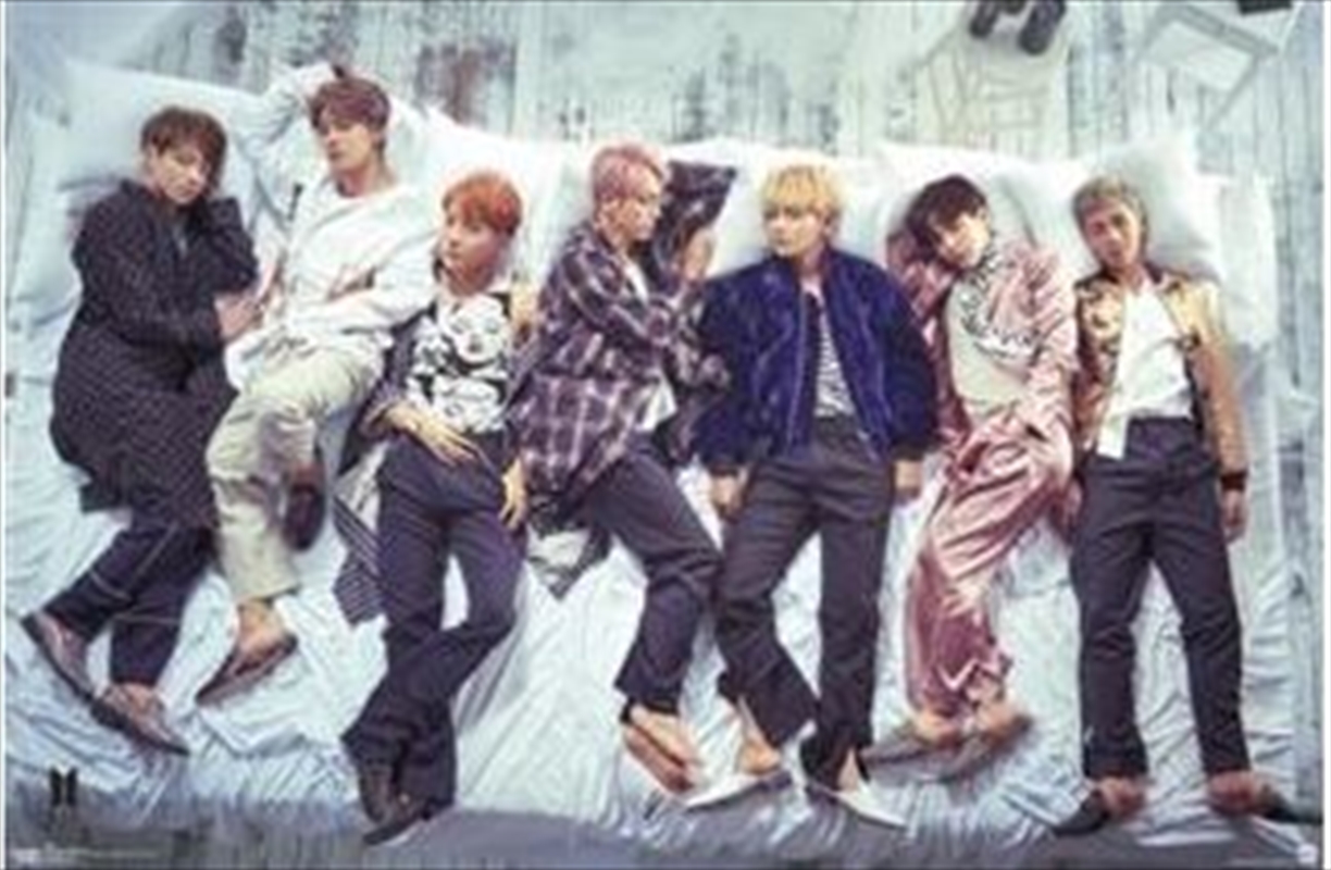 BTS Group Bed Poster/Product Detail/Posters & Prints