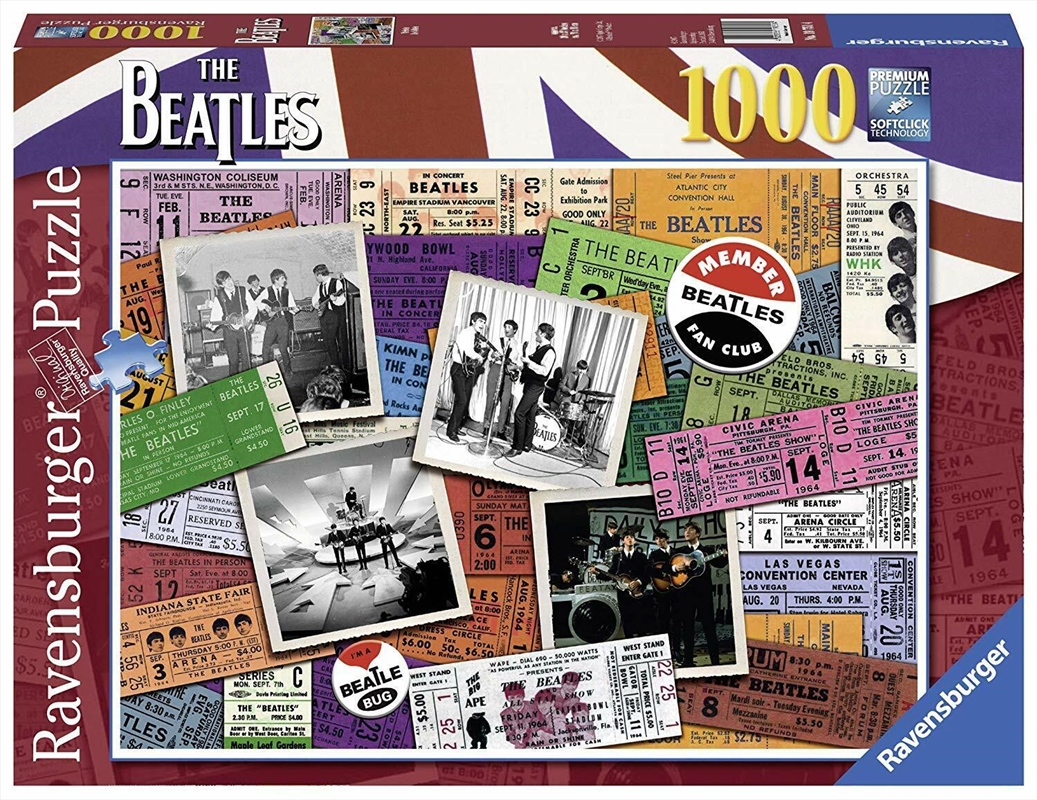 Beatles Tickets 1000 Piece Puzzle/Product Detail/Music