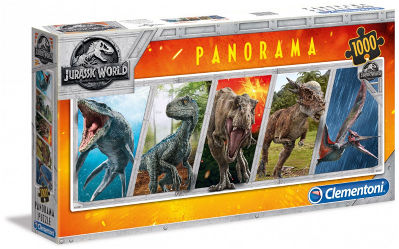 Clementoni Puzzle Jurassic World Panorama 1000 Pieces | Merchandise
