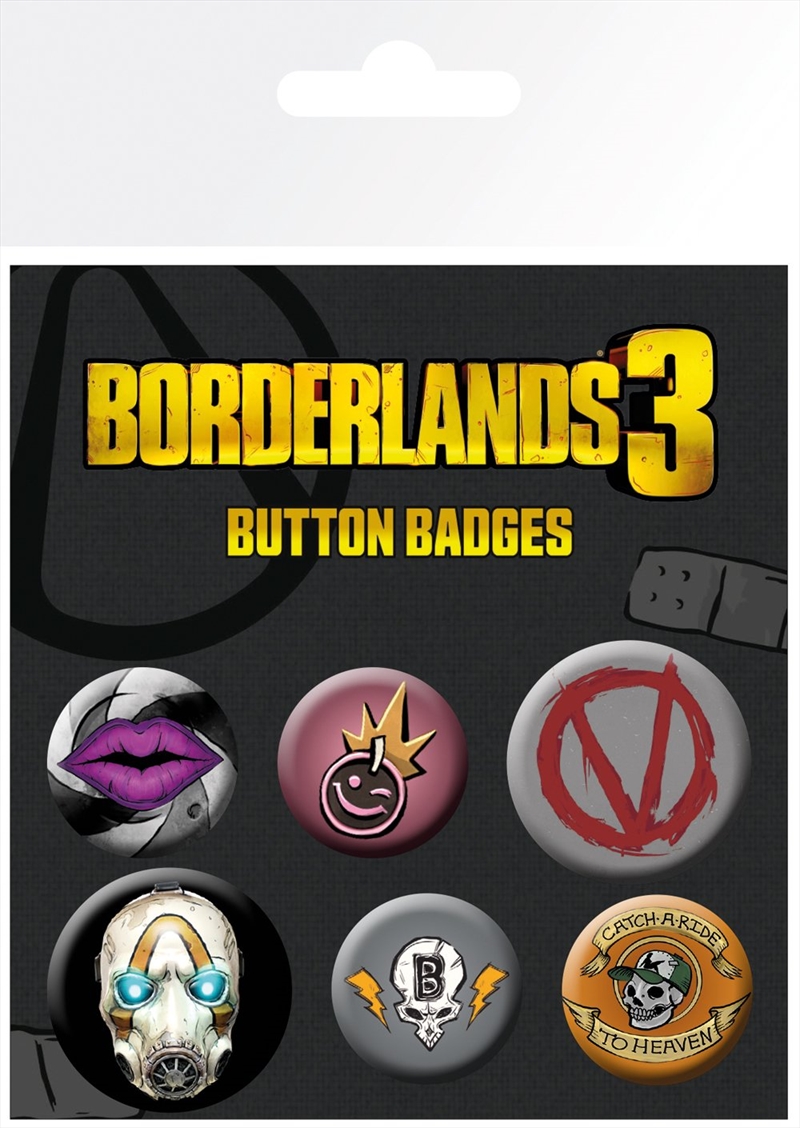 Borderlands 3 - Icons Badges | Merchandise
