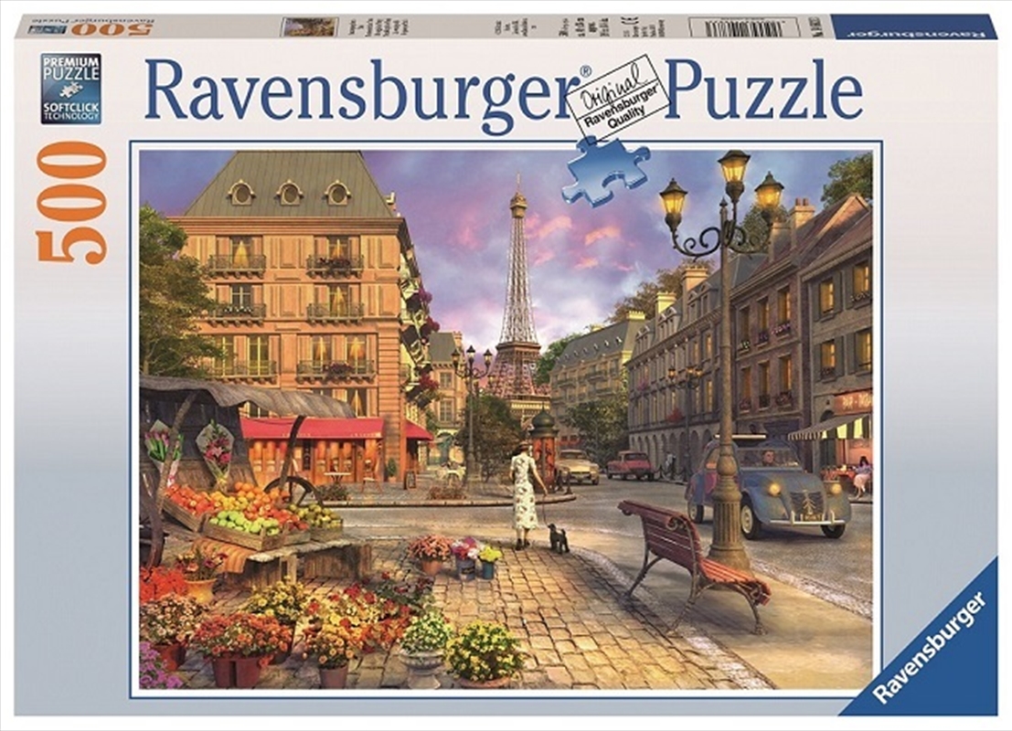 Ravensburger - 500pc A Walk Through Paris Jigsaw Puzzle/Product Detail/Destination