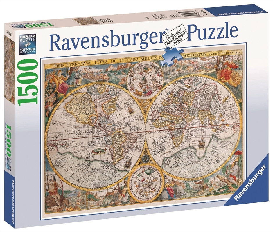 Ravensburger - 1500pc Historical Map Jigsaw Puzzle/Product Detail/Education and Kids