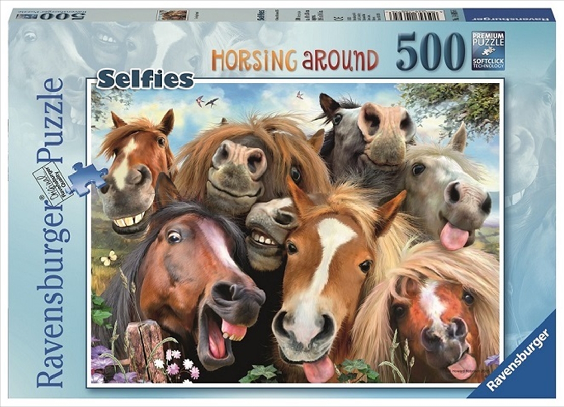 Ravensburger - 500 Piece Horsing Around Jigsaw Puzzle/Product Detail/Nature and Animals