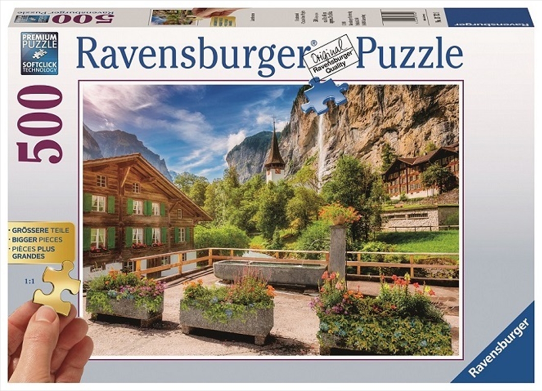 Ravensburger - 500 Piece Lauterbrunnen, Switzerland Jigsaw Puzzle/Product Detail/Destination