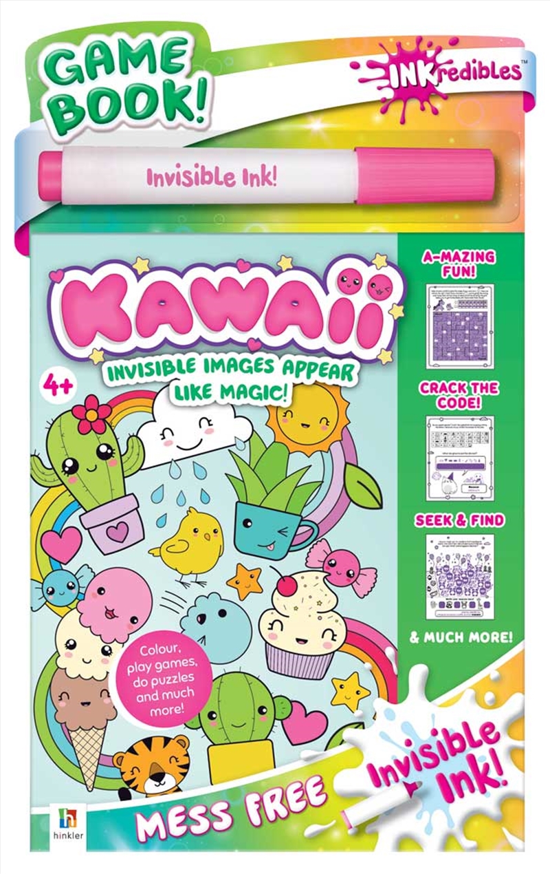 Inkredibles Invisible Ink: Kawaii/Product Detail/Kids Colouring