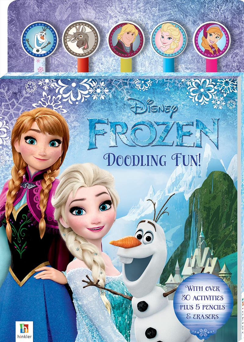 Disney Frozen 5-Pencil and Eraser Set/Product Detail/Adults Colouring