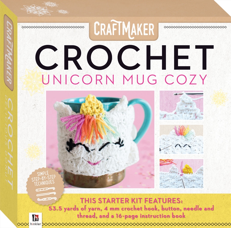 Crochet Unicorn Mug Cozy/Product Detail/Arts & Crafts Supplies