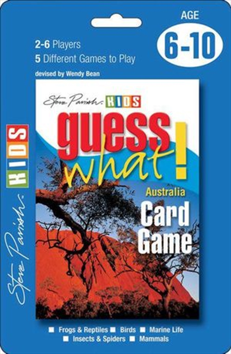Steve Parish Card Game: Guess What Australia | Merchandise