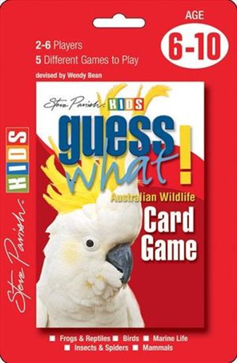 Steve Parish Card Game: Guess What Australian Wildlife | Merchandise